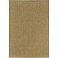 2X4 Solid Tan Indoor Outdoor Scatter Rug-New