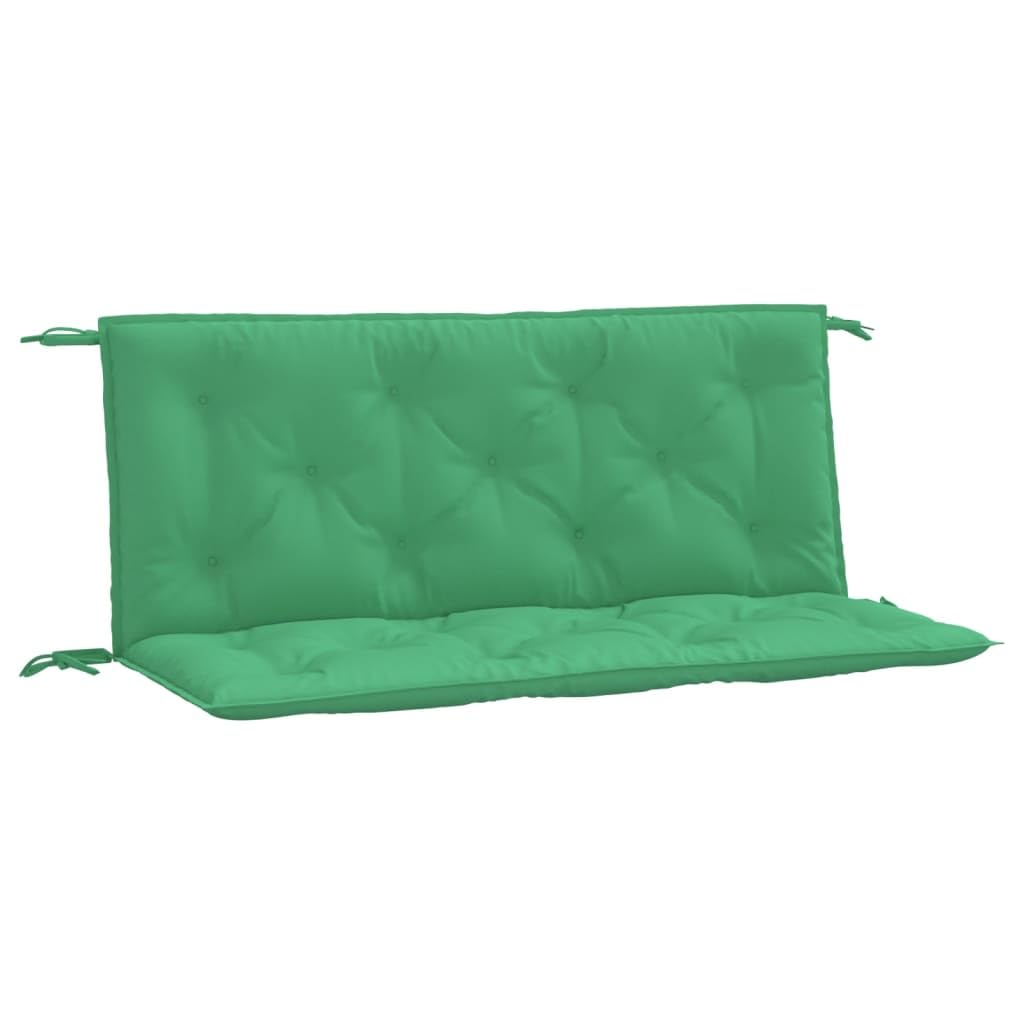 vidaXL Polyester Oxford Fabric Garden Bench Cushion in Green (Set of 2) Condition-Used