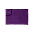 Ghooss Bedding Flat Sheets Premium Soft Brushed Microfiber Farbic Wrinkle Resistant 1 Pack(Purple Twin)