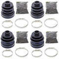 Complete Rear Inner & Outer CV Boot Repair Kit for Yamaha 700 RHINO FI 2008-2013 All Balls