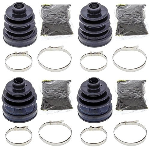 Complete Rear Inner & Outer CV Boot Repair Kit for Yamaha 700 RHINO FI 2008-2013 All Balls