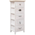 vidaXL Side Cabinet 13.8Inchx9.8Inchx34.3Inch Paulownia Wood Condition-New