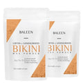 Baleen Bikini Wax Powder Women With Ubtan & Sandalwood 120 Gm (Pack Of 2) | Painless Herbal Hair Removal Powder For Women Bikini Area  Legs  Hands & Underarms With No Harmful Chemicals  No Irritation