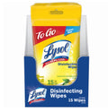 LYSOL Disinfecting Wipes - Lemon & Lime Blossom To-Go Flatpack 15 ct. 1 pack-Like New Condition-Like New
