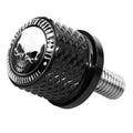 Black Stainless Knurled Fender Rear Seat Bolt Screw for Indian Scout 2015-2020 All Models -Skeleton Skull-Like New Condition-Like New
