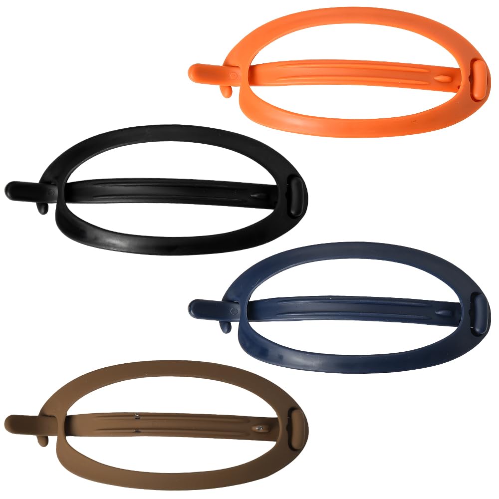 French Hair Barrette Clips Large Hair Clips for French Twist Clip for Bun Ponytail Holder Closure Hair Slide No Slip Grip Hairpins Matte Hair Claw Clips Accessories for Women Girls