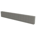 vidaXL Gabion Wall, Gabion Basket Post for Outdoor Garden Patio Privacy Protection, Gabion Wall with Covers, Rock-Stone Wall, Galvanized Steel Condition-New