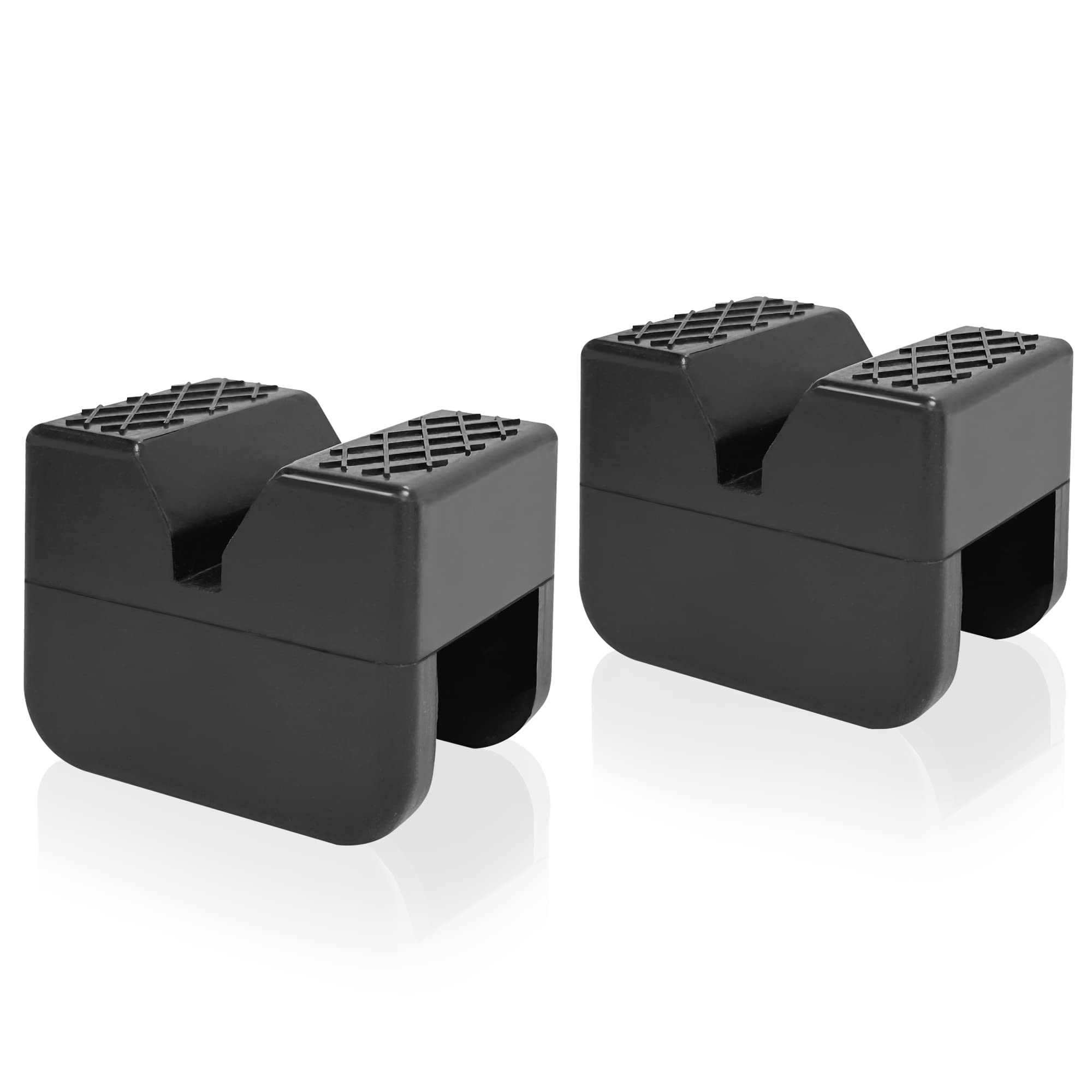 TONDA Jack Stand Pads  Universal Rubber Jack Pad Adapter  Rail Pinch welds Protector  2 Pack