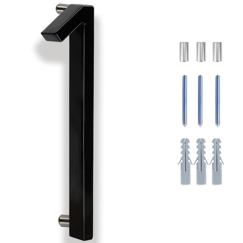 6 Inch Large Modern House Numbers For Outside  Address Numbers For House  Zinc Alloy Black Metal Floating Sign House Number With Nail Kit For Mailboxs Door Home(Large 1)