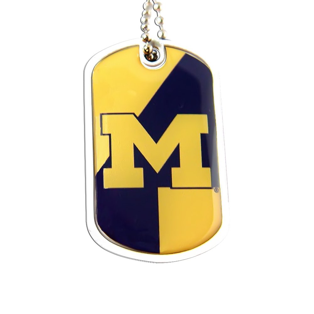 NCAA Michigan Wolverines Dynamic Dog Tag Condition-New