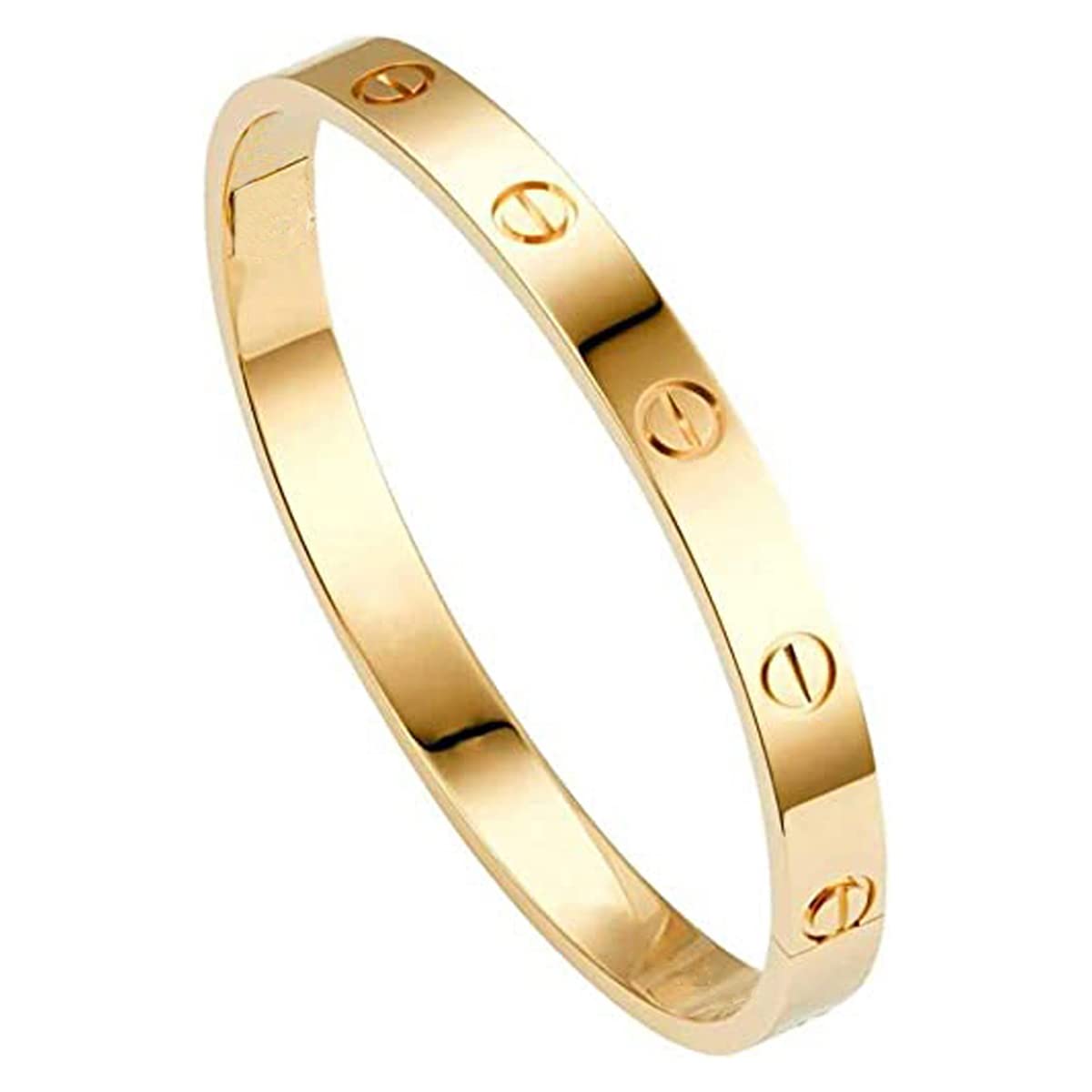 Jewels Galaxy Jewellery For Women Contemporary Gold Plated Love Bracelet (MYN-BNG-17179) Condition-New