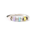 STORYJEWELLERY Fidget Rings for Daughter  To My Daughter Fidget Ring  Anti Anxiety Spinner Spinning Ring for Daughter  Daughter Gift from Mom  Mother Daughter Ring(daughter Silver Mac 09)