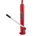 VEVOR Hydraulic Long Ram Jack, 4 Tons/8818 lbs Capacity, with Single Piston Pump and Flat Base, Manual Cherry Picker with Handle, for Garage/Shop Cranes, Engine Lift Hoist, Red-Like New Condition-Like New
