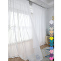 Window White Sheer Curtains 120 Inches Long 2 Panels Sheer White Curtains Clear Curtains Basic Rod Pocket Panel 63 72 95 108 Inch for Bedroom Children Living Room Yard Kitchen