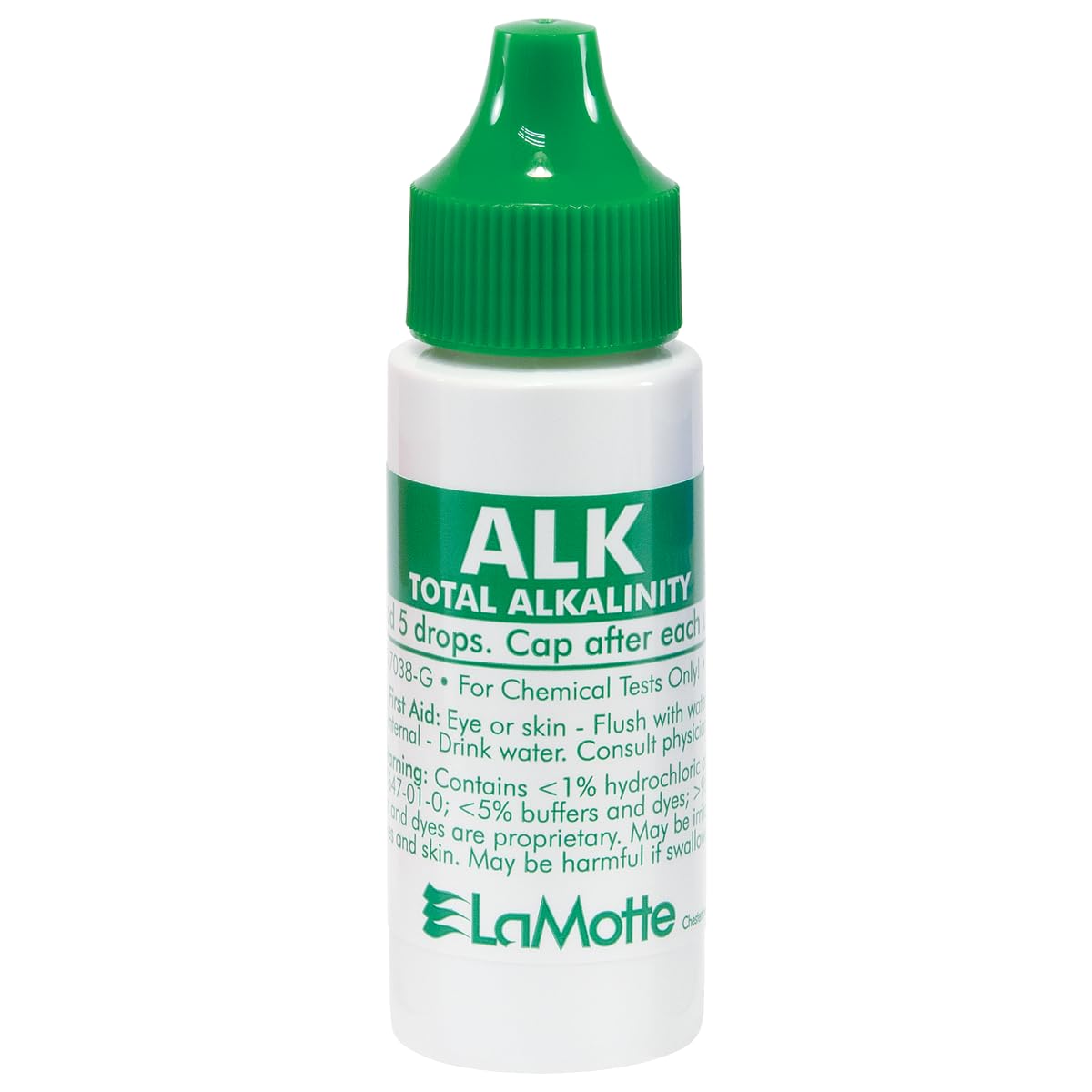 Lamotte Liquid Reagent 7038-G, Total Alkalinity Indicator, 1 oz Condition-New
