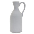 Melrose Terra Cotta Pitcher With White Finish 85248DS Condition-New