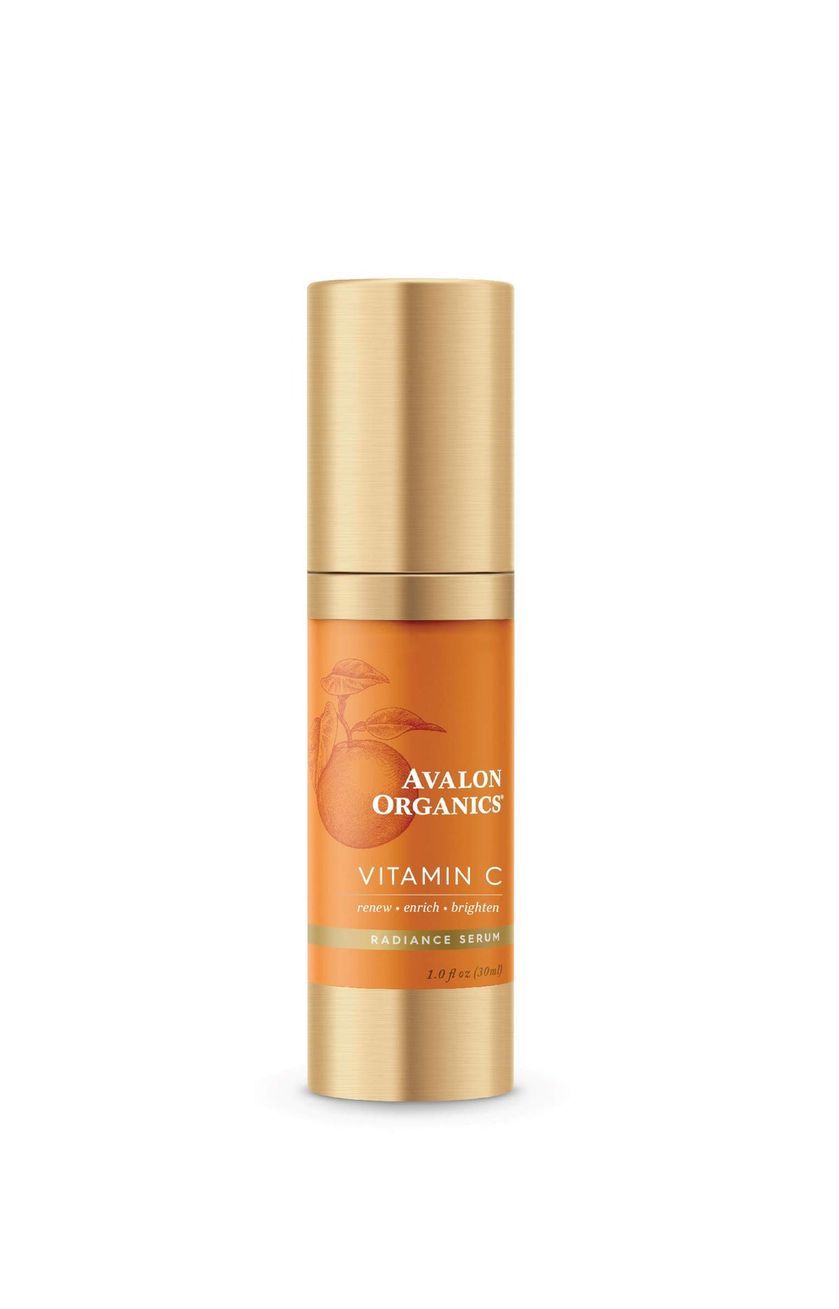 Avalon Organics Radiance Serum with Vitamin C  1 Oz