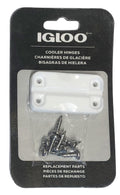 Igloo 24012 Plastic Hinges for Ice Chests (1-Pair), White, Standard Size, Contain UV Inhibitors