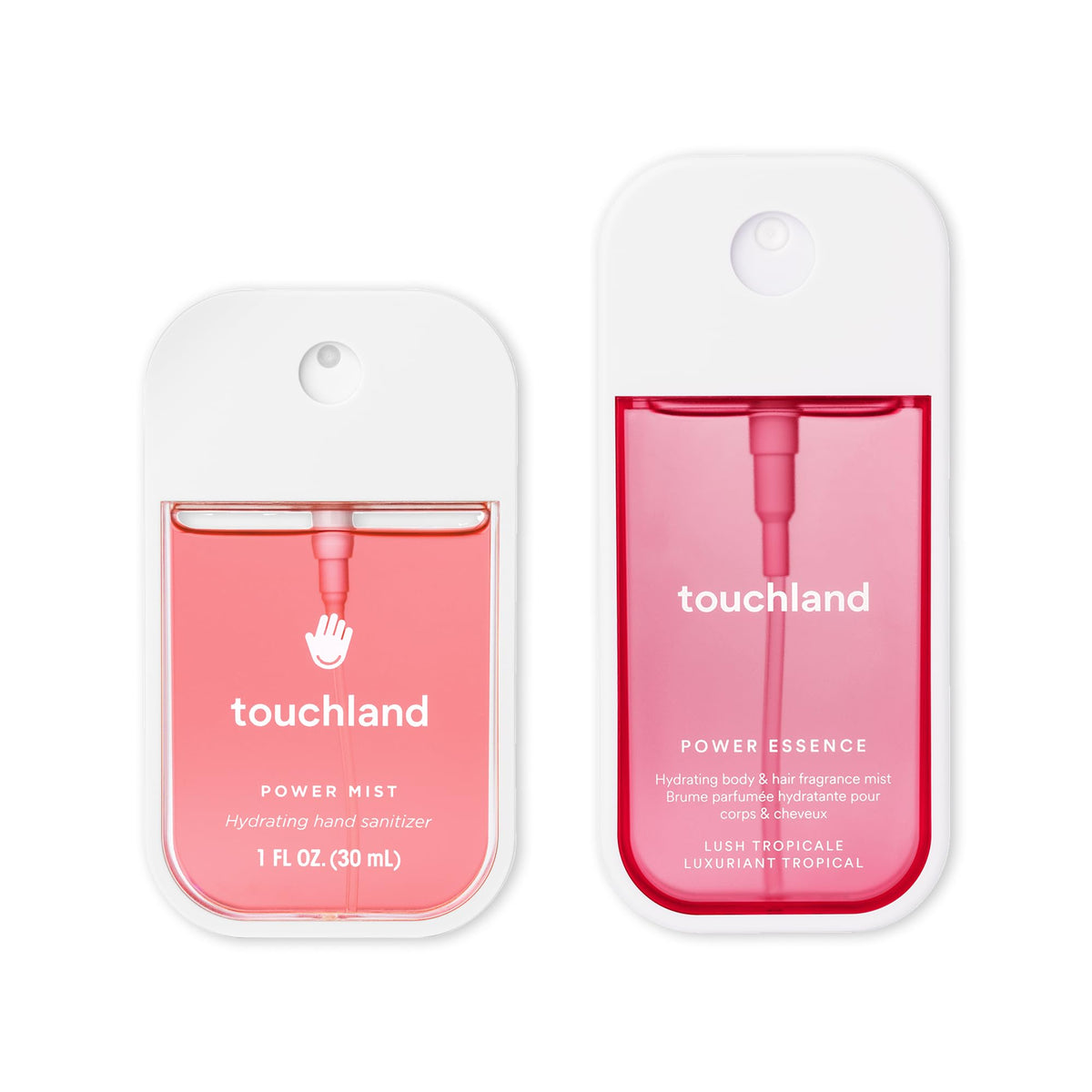Touchland Juicy Escape Hydrating Hand Sanitizer & Body Mist Set Travel Size