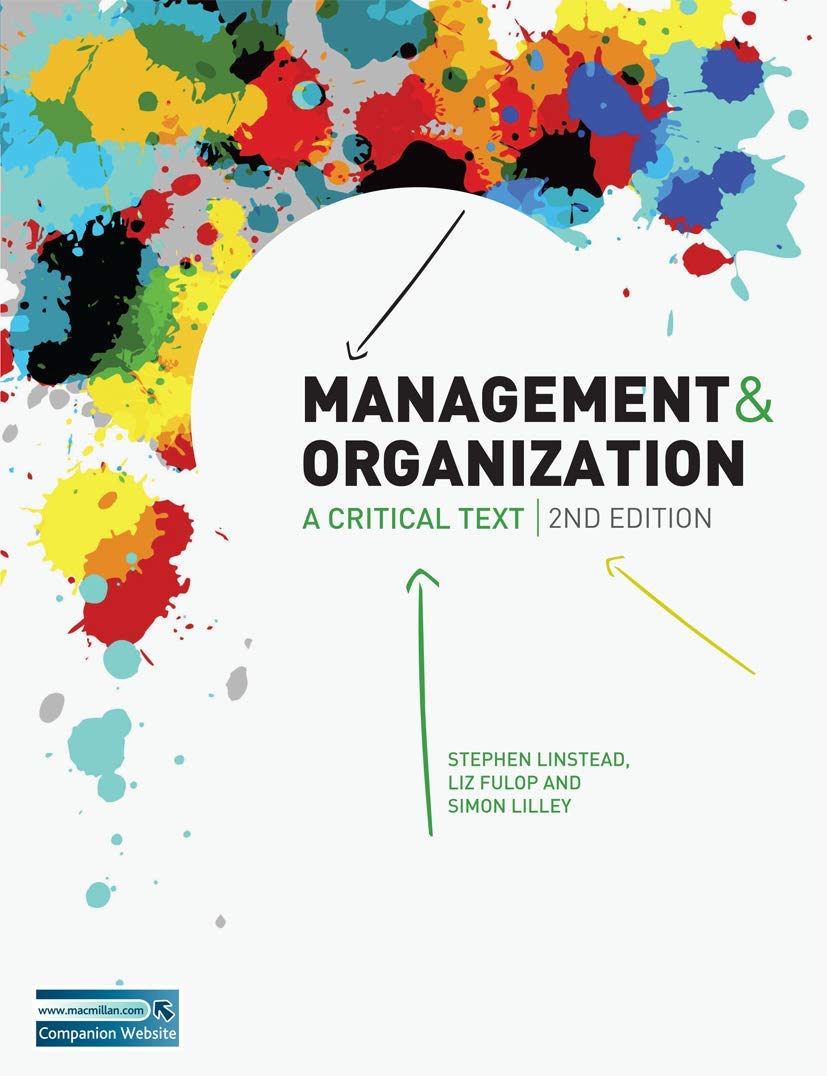 Management and Organisation: A Critical Text, Second Edition-used