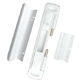 CAL Double-Bolt Lock for Glass Sliding Doors - Advanced Technology to Keep Your Family Safe and Secure - High Security Lock - Virtually Burglar Proof (Double Bolt Lock + Premium Handle  White)