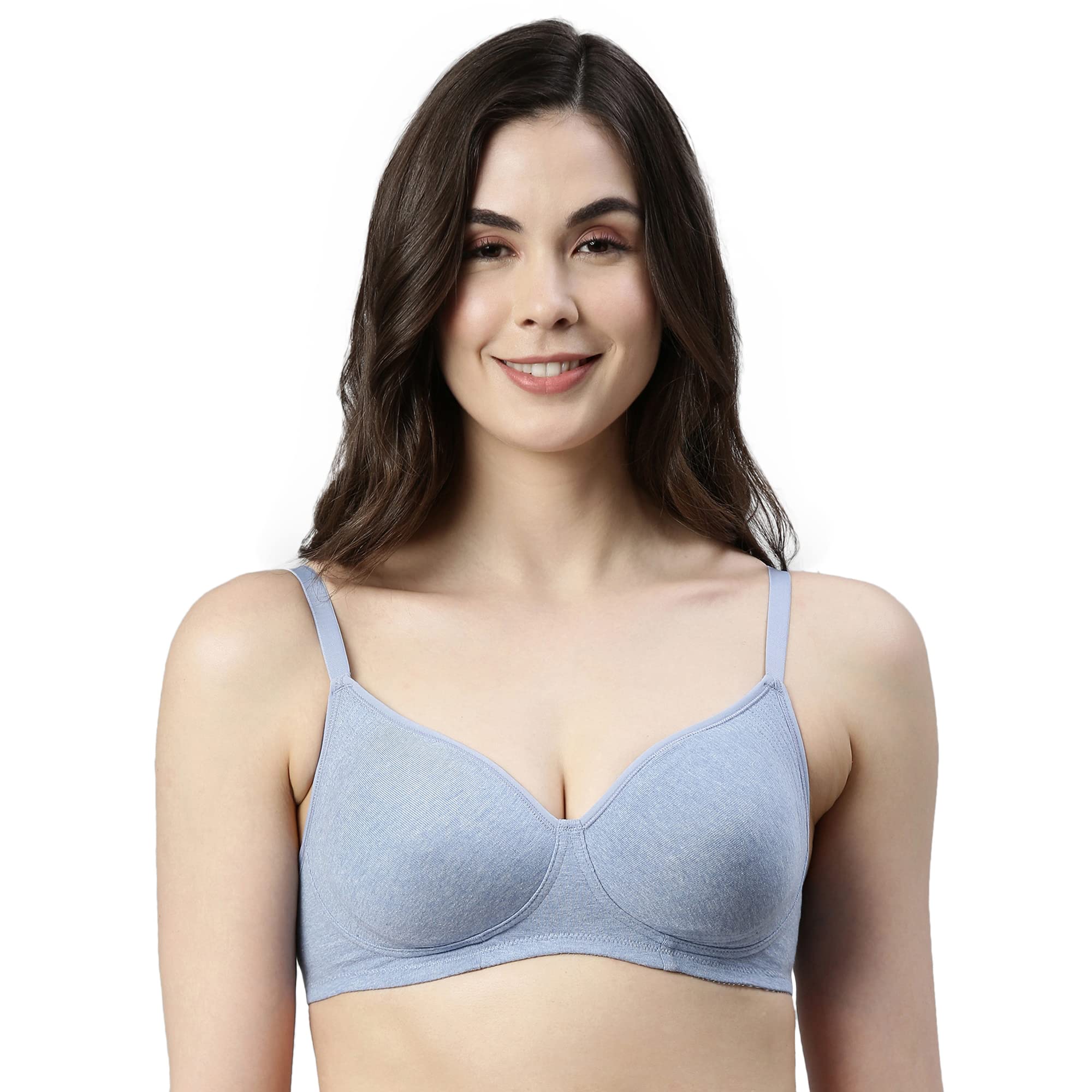 Enamor Full Cup Bra (EBCDAA042CMG32C, Blue, 32C)