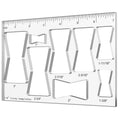 Hecfu 8 in 1 Router Templates for Woodworking, Router Jig Bowtie Template for Woodworking, Bowtie Router Template Jig Kit, Butterfly Inlay Template Decorative