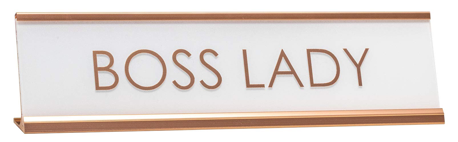 All Quality Boss Lady Rose Gold Novelty Desk Sign