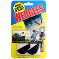 Wedgees 2-Pair Eyeglass Retainers and Eyewear Holders (Black Sport)