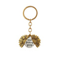 ZCVFA Keep Going Sunflower Keychain, Engraved Sunflower Keychain Pendant Meaningful Inspirational Motivational Jewelry for Women(1 Pcs) Condition-New