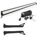 YITAMOTOR LED Light Bar 52 inches Light Bar Compatible with 1997-2006 Wrangler TJ with Mounting Brackets and Switch on/Off Wiring Harness 300W Spot Flood Combo Off Road Lights 12V Condition-New