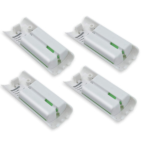 4-Pack Rechargeable Battery Packs for Wii and Wii U Remote Controller High-Capacity Ni-MH Battery(2800mAh) Replacement for Nintendo Wii Remote Charging Station(Charger not Included)