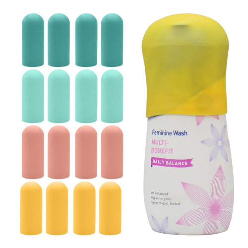 16 Pack Silicone Bottle Covers for Travel Accessories  Travel Size Toiletries  Cruise Ship Essentials  Travel Essentials for Women Men  Travel Must Haves Elastic Sleeves for Leak Proofing Colorful