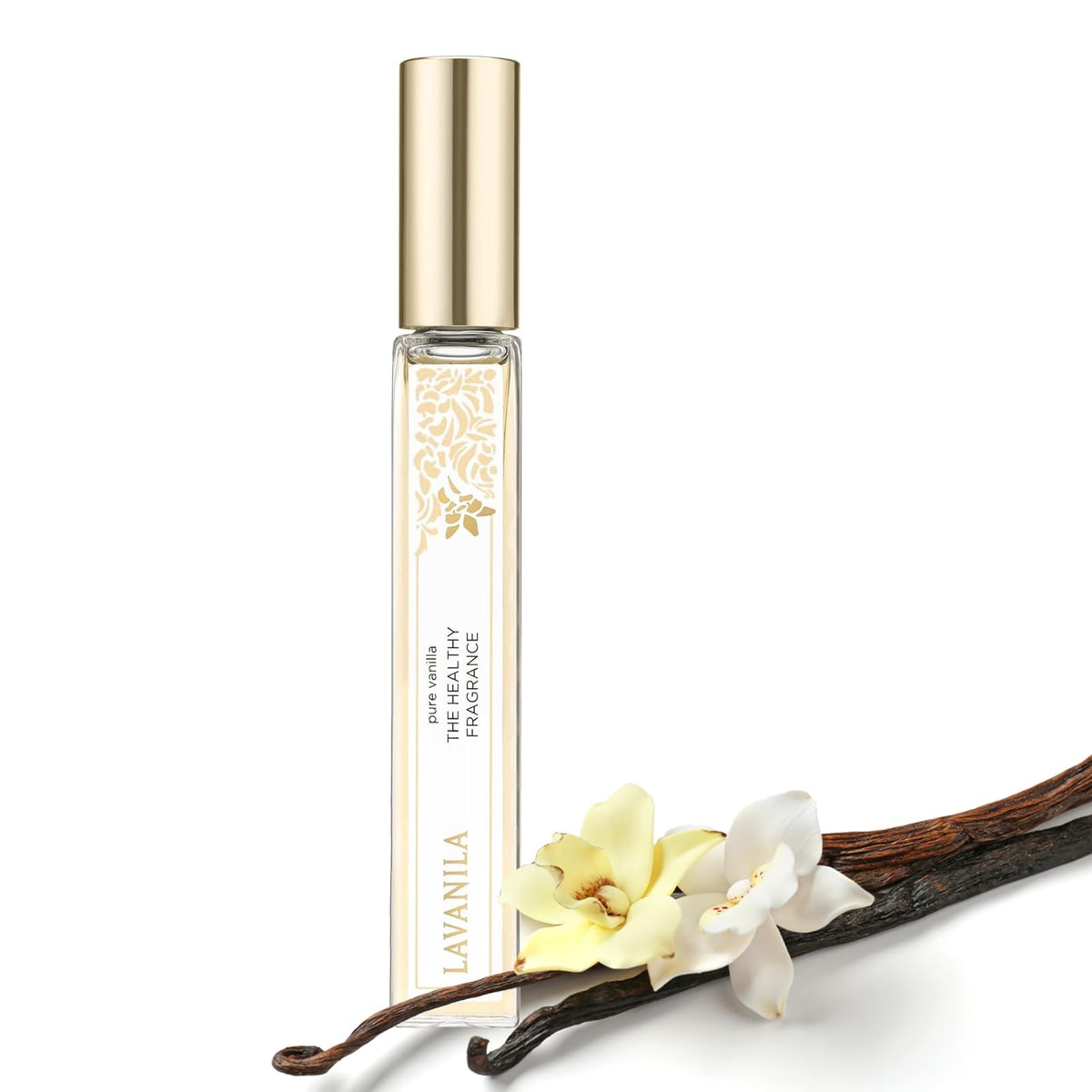 Lavanila Pure Vanilla Perfume for Women, Travel Size Roller 0.32 Fl Oz