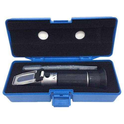 aichose Brix Refractometer with ATC, Dual Scale - Specific Gravity & Brix, Hydrometer in Wine Making and Beer Brewing, Homebrew Kit Condition-New