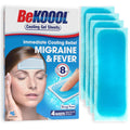 BeKOOOL Migraine Gel Sheets - 4 Count Condition-New