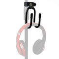 YYST Microphone Stand Clamp-On Studio Headphone Hanger Holder Hook Rack for Headphone, Cords, Tambourines, etc- No Instrument (1) Condition-New