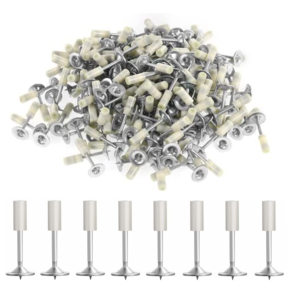 EXCECAR Nails for Manual Steel Nail Gun, 190 Round Nail Wall Fastening Tool