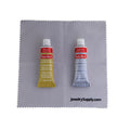 Rub-N-Buff 2 Color Assortment with Premium Buffing Cloth (Silver Leaf, Gold Leaf)