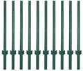 LADECH 3-4-5-6-7 Feet Sturdy Duty Metal Fence Post – Garden U Post for Fencing - 10 Pack (4 Feet) Condition-New