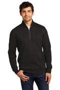 District V.I.T. Fleece 1/4-Zip Unisex Sweatshirt for Men & Women L Black