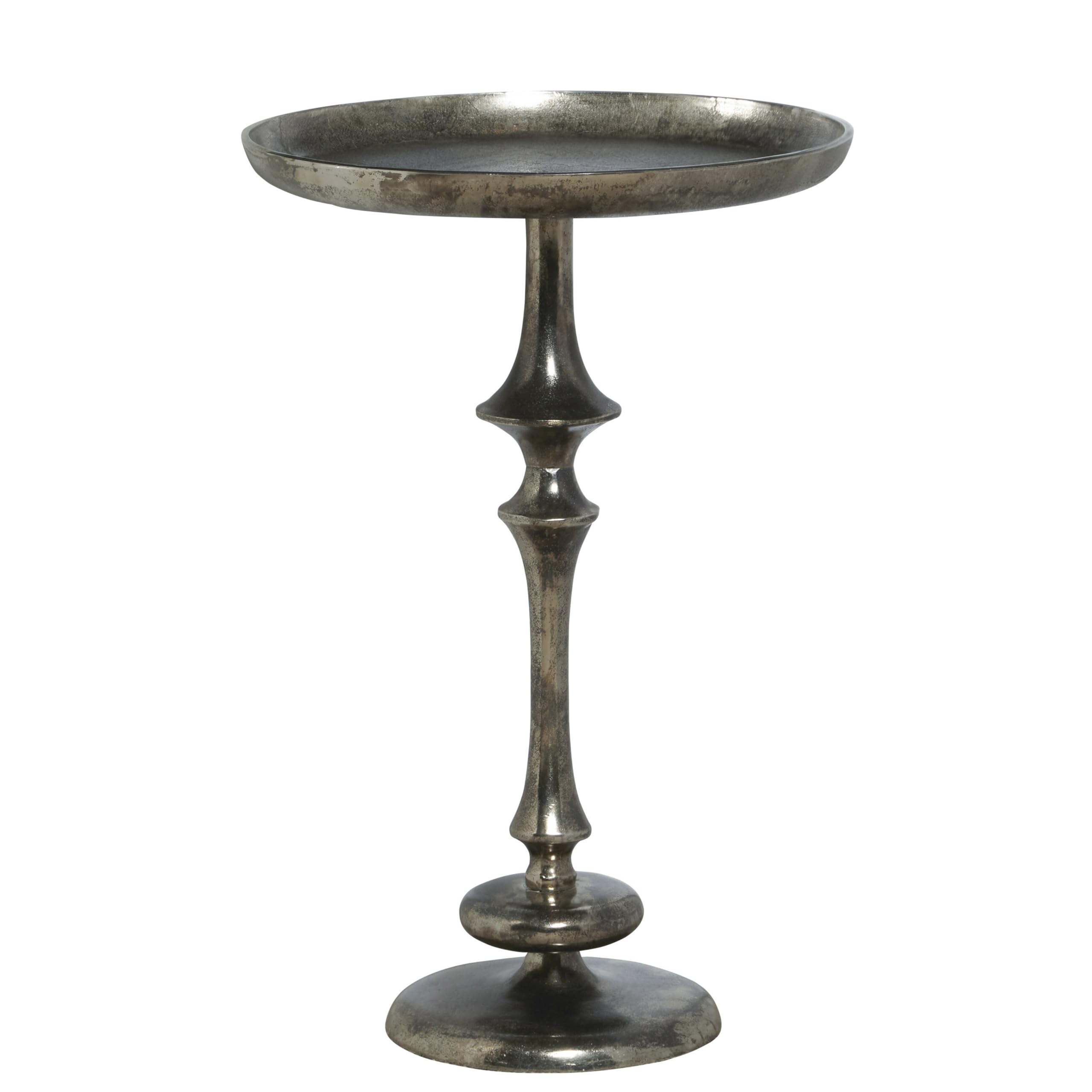 Right2Home Murray Accent Table, 18Inch x 10Inch x 27Inch, Metallic, (Model: P020612) Condition-New