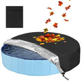 Rypet 63 inch Dog Pool Cover Foldable Round Pool Cover Pet Collapsible Swimming Pools Covers Portable Pet Pool Covers Pools Accessories for Dog Pool Bathing Tub-Like New Condition-Like New