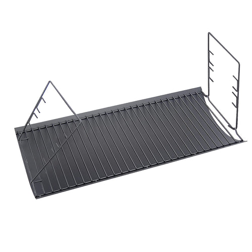 27 inch Charcoal Ash Pan Replacement for Char-Griller 1224 1324 2121 2222 2727 2828 2929  for Charbroil 17302056 Grill Grates Replacement with 2pcs Grate Hanger