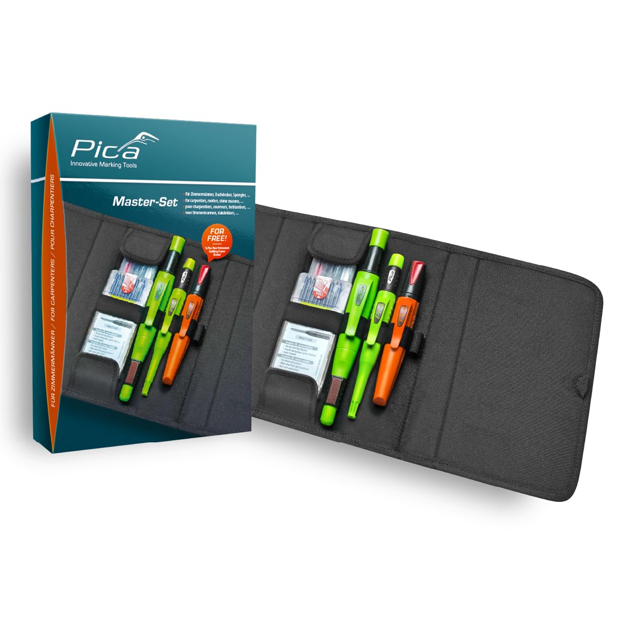 Pica Master-Set Carpenter 55030 Stone Marker Pen Condition-New