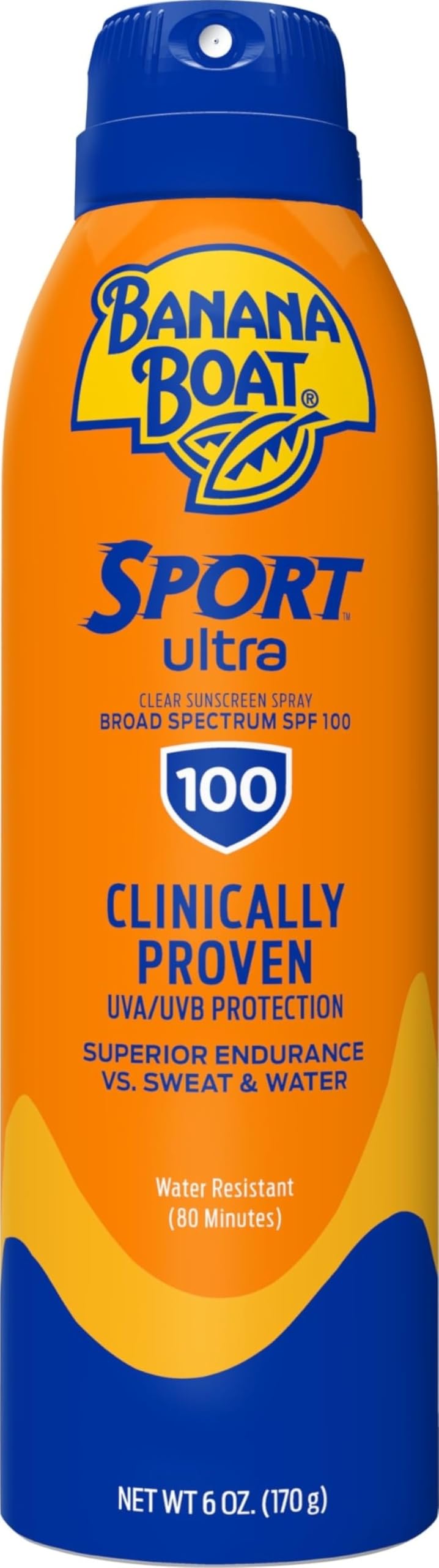 Banana Boat Sport SPF 100 Sunscreen Spray, 6 oz