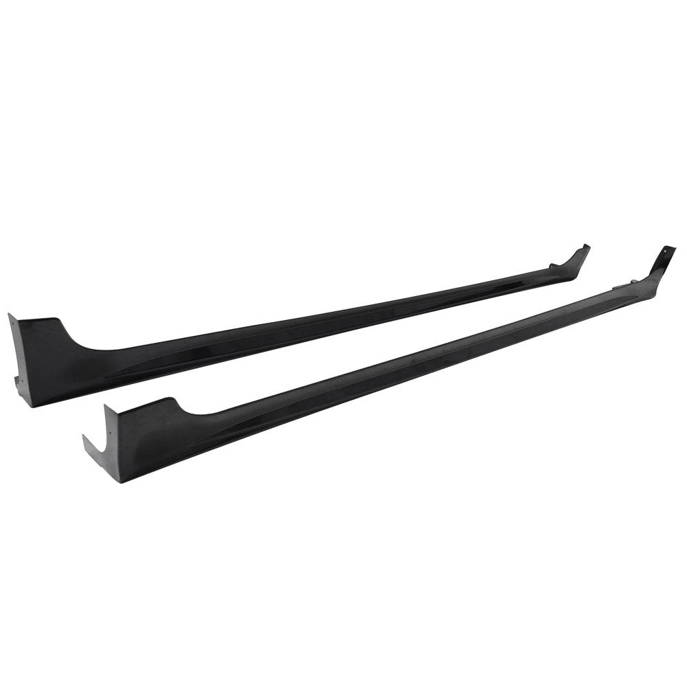 Fit 2012-2015 Honda Civic ABS Plastic Unpainted Side Skirts Mugen RR Style