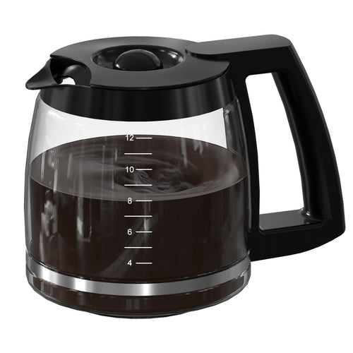 12-Cup Coffee Pot Replacement Compatible with Cuisinart Coffee Maker Models SS-12  SS-15  SS-16  DCC-1100BK  DCC-1200  DCC-2650  CHW-12P1  DGB-400  DGB-550BK  DGB-550BK1  DGB-625BC and DGB-700BC