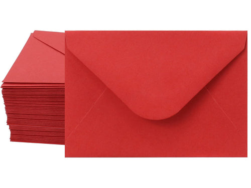 150 Packs of Gift Card Envelopes  Black Mini Envelopes  Gift Card Holder  Business Card Envelopes (4x2.75) (Red)