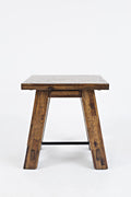 Cannon Valley Trestle Acacia End Table-Like New Condition-Like New